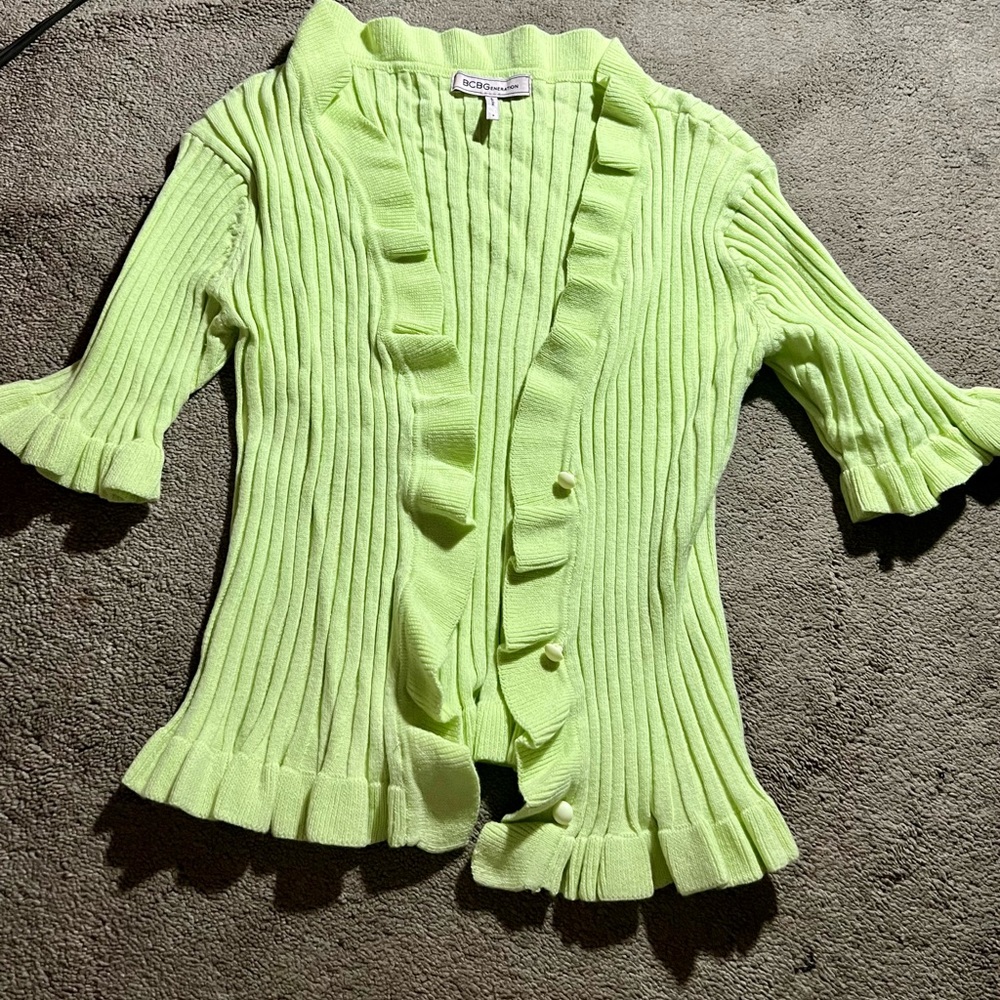 BCBG Y2K CARDIGAN S